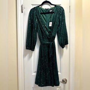 DKNY Sequin Evening Dress